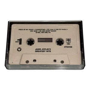 Vintage Janis Joplin Cassette Janis Joplin's Greatest Hits 1973 CT32168 Rock